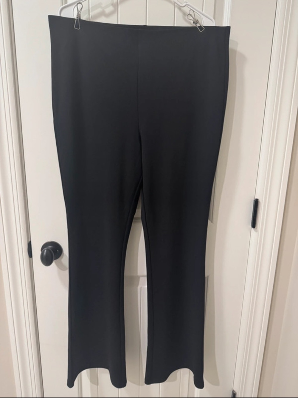 H&M Black Boot-Cut Ponte Pants